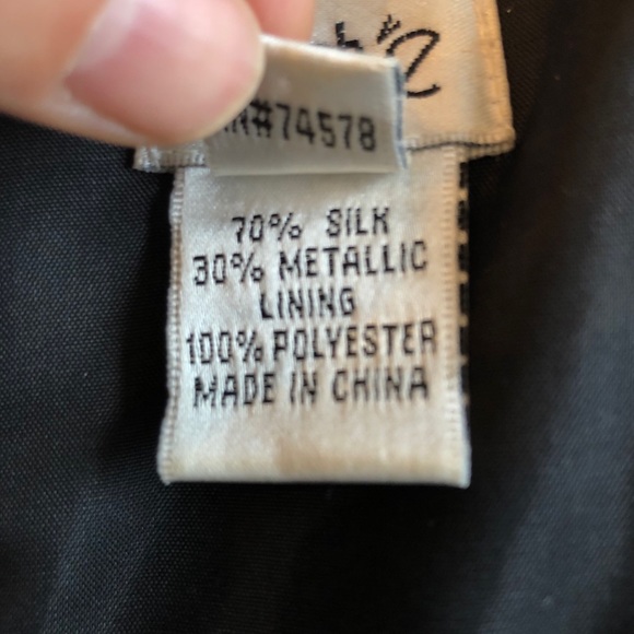 Cache Beaded Floral Sheer Overlay Strapless Dress - Picture 8 of 8